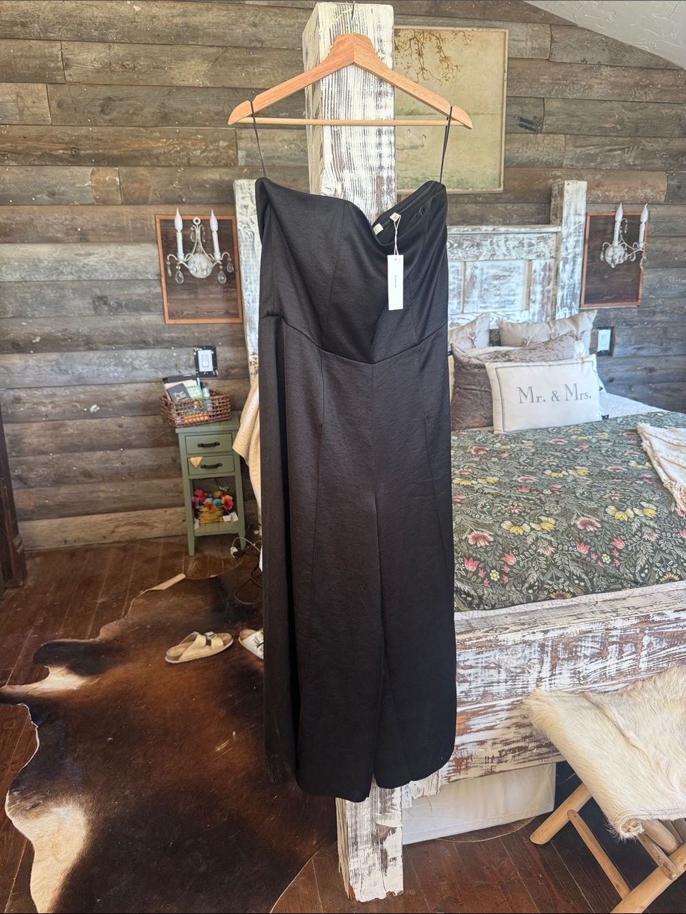 Vince Black Strapless Jumpsuit - Picture 1 of 6